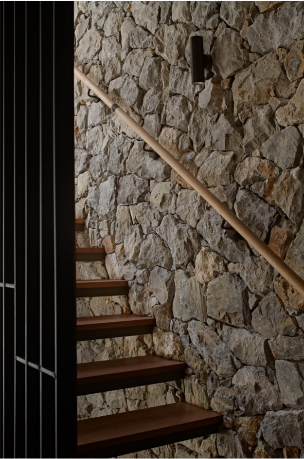 Natural Stone Ideas for a Stairwell That Deserves More Attention